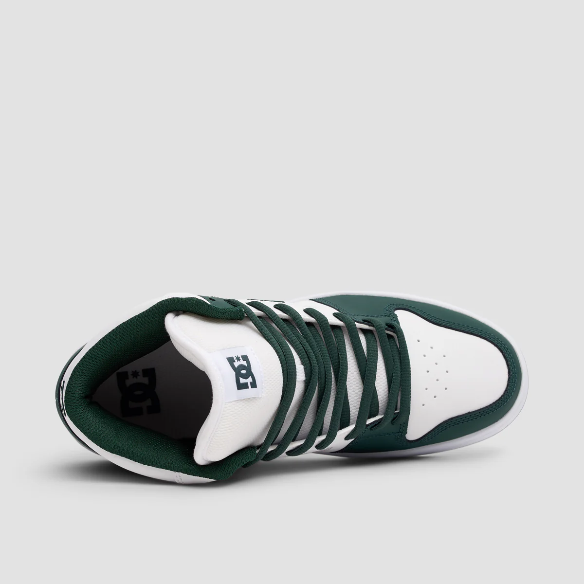 DC Manteca 4 Hi Shoes - White/Dark Olive - Image 4