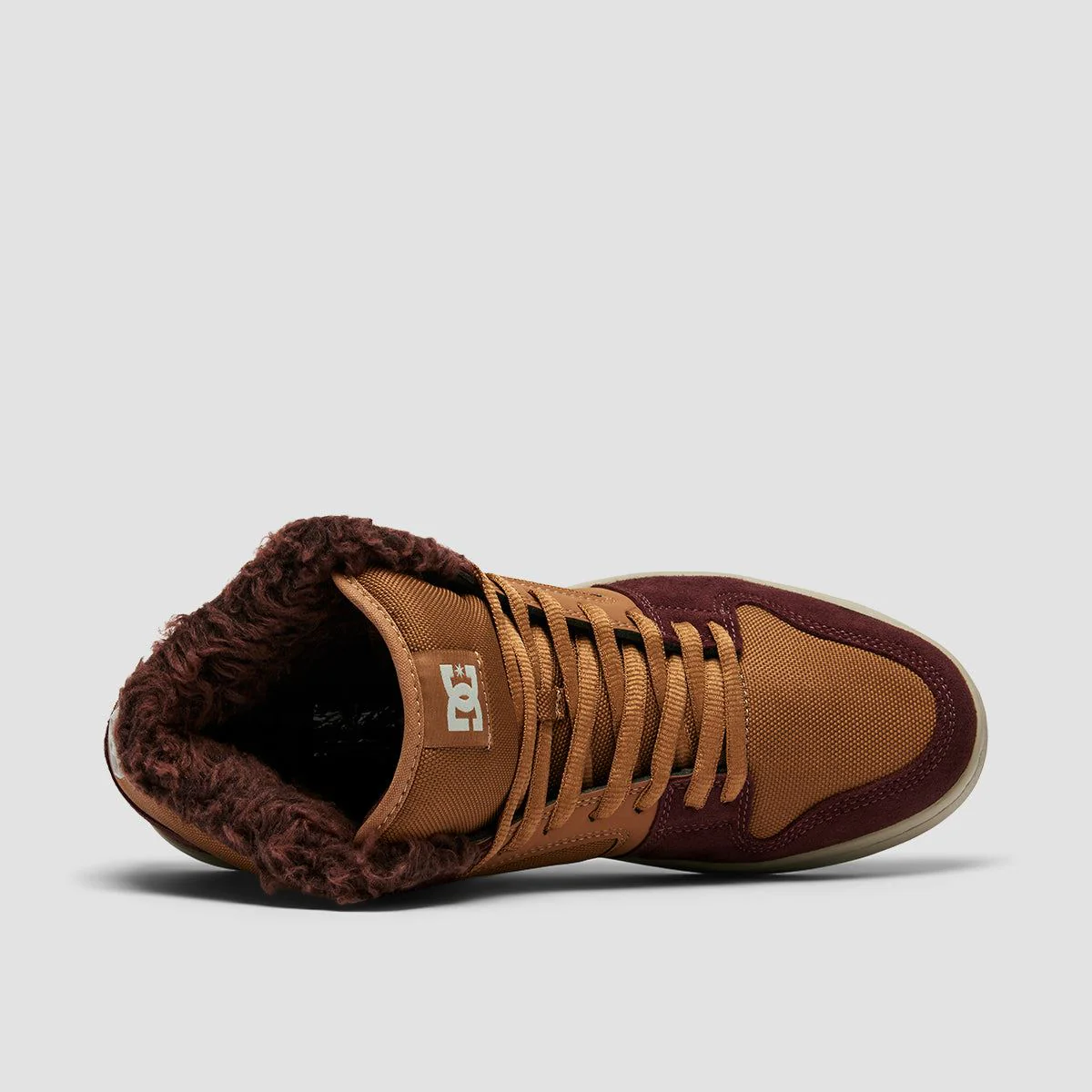 DC Manteca 4 Hi WR High Top Shoes - Brown/Brown/White - Image 4