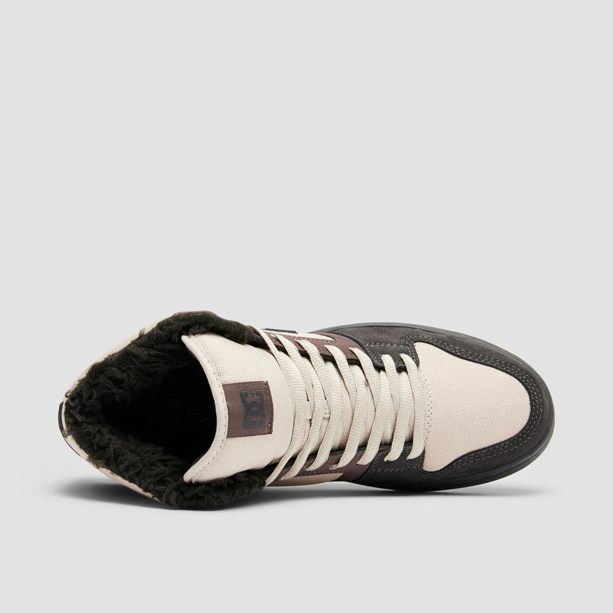DC Manteca 4 Hi WR High Top Shoes - Dark Grey/Light Grey - Image 4