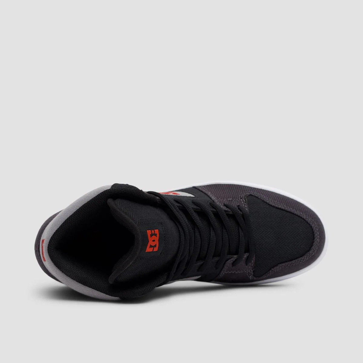 DC Manteca 4 Hi Zero Waste Shoes - Black/Red/Grey - Image 4