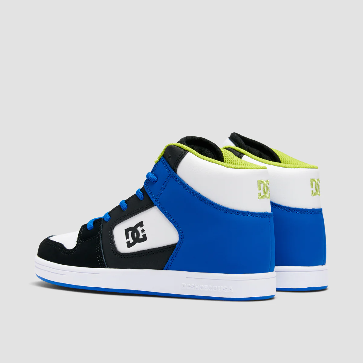 DC Manteca 4 High Top Shoes - Black/Blue/Green - Kids - Image 3