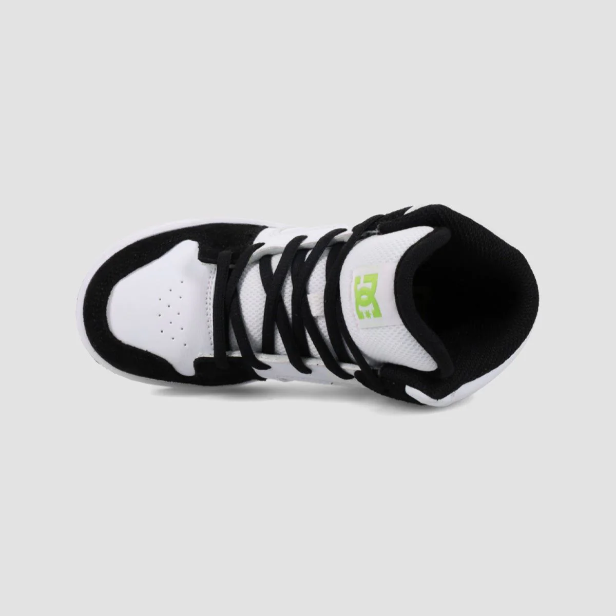 DC Manteca 4 High-Top Shoes - Black/White/Lime - Kids - Image 2