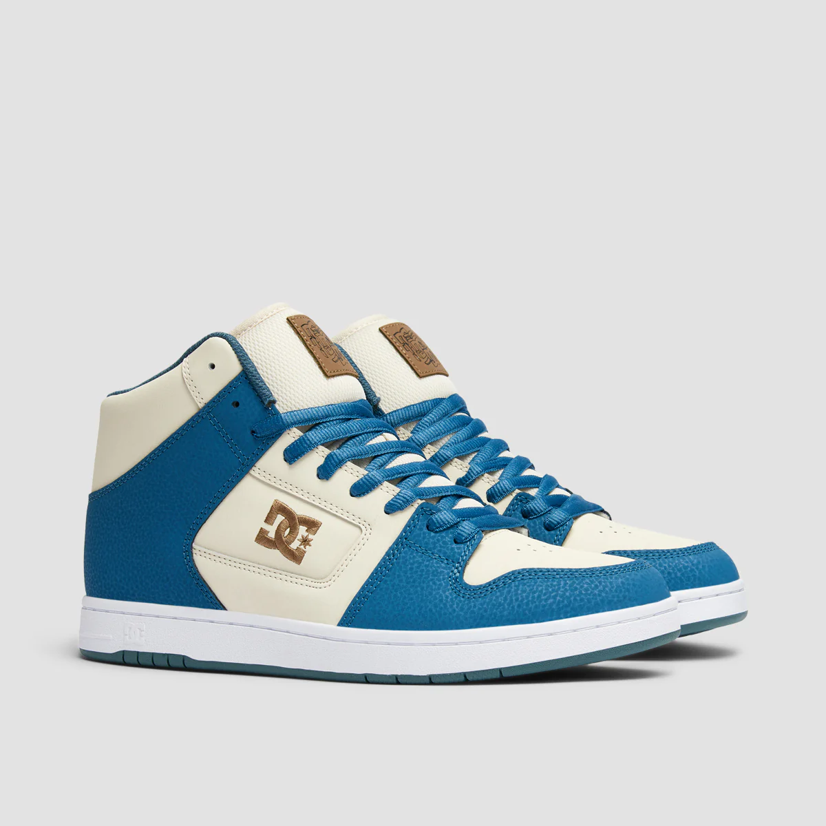 DC Manteca 4 High Top Shoes - Grey/Blue/White - Image 2