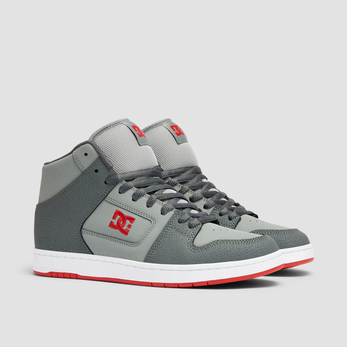 DC Manteca 4 High Top Shoes - White/Grey/Orange - Image 2