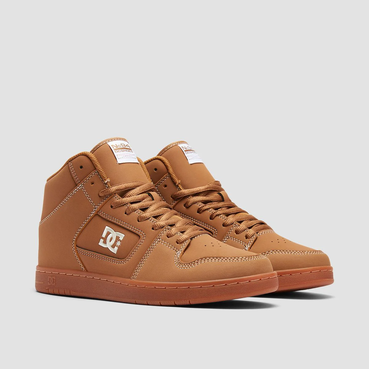 DC Manteca 4 LX High Top Shoes - Brown/Brown/White - Image 2