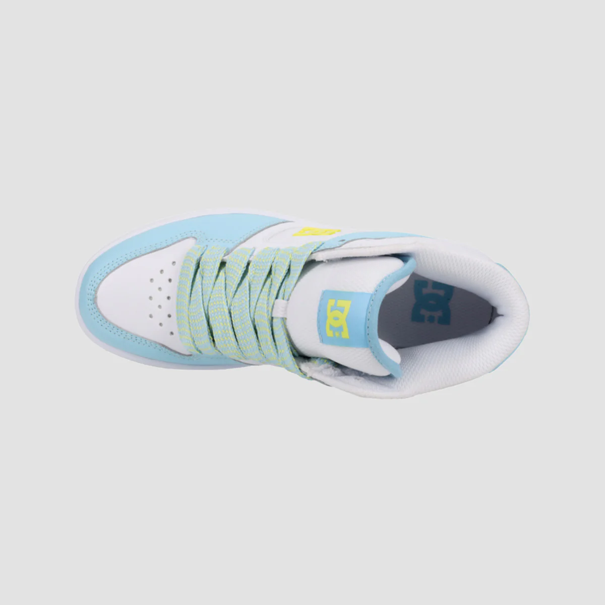DC Manteca 4 Mid Top Shoes - Blue/Yellow/White - Womens - Image 2