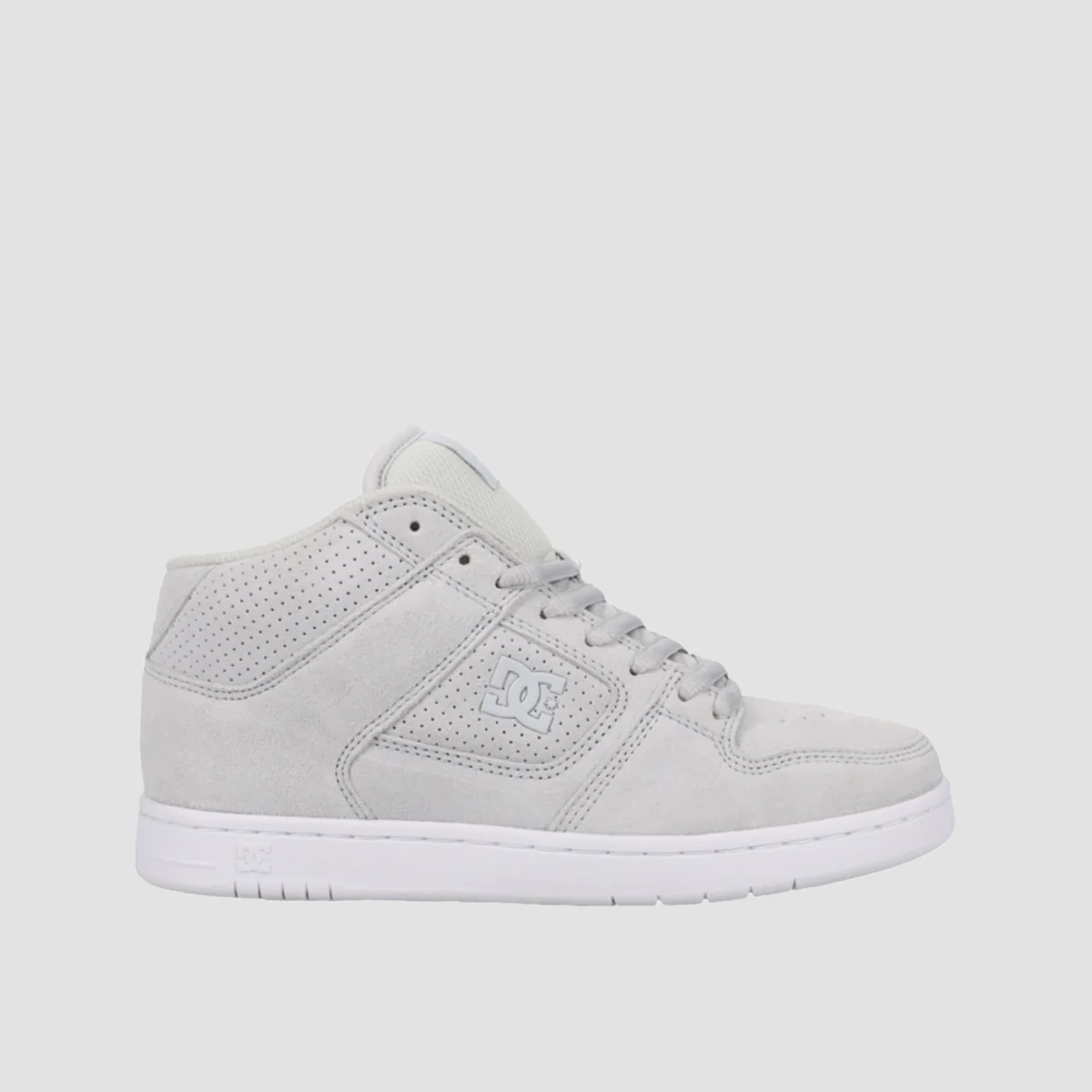 DC Manteca 4 Mid Top Shoes - Light Grey - Womens