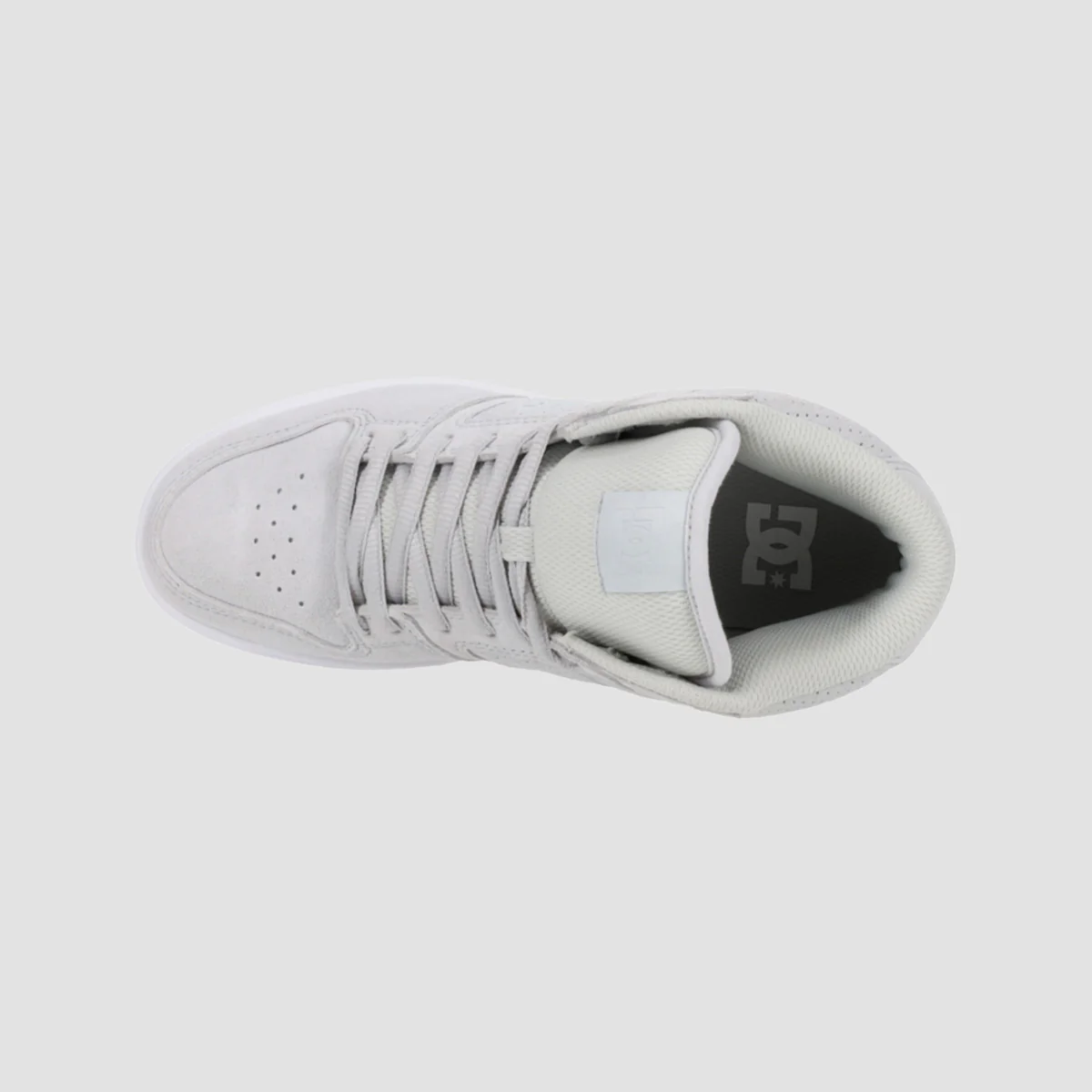 DC Manteca 4 Mid Top Shoes - Light Grey - Womens - Image 2