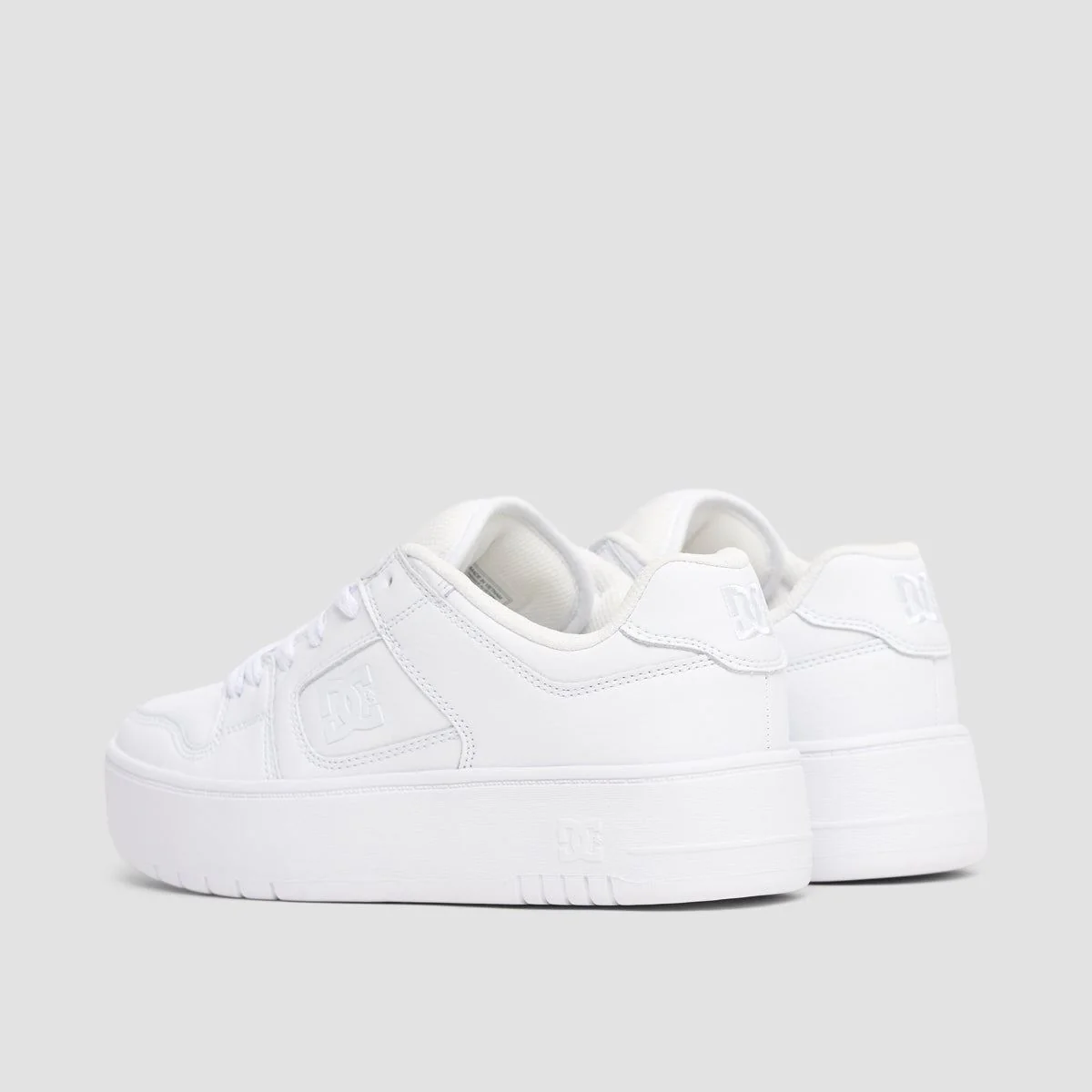 DC Manteca 4 Platform Shoes - White/White - Womens - Image 3