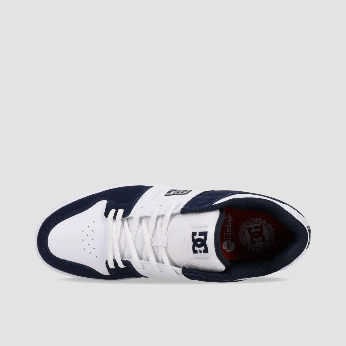 DC Manteca 4 S Shoes - Navy/White - Image 2