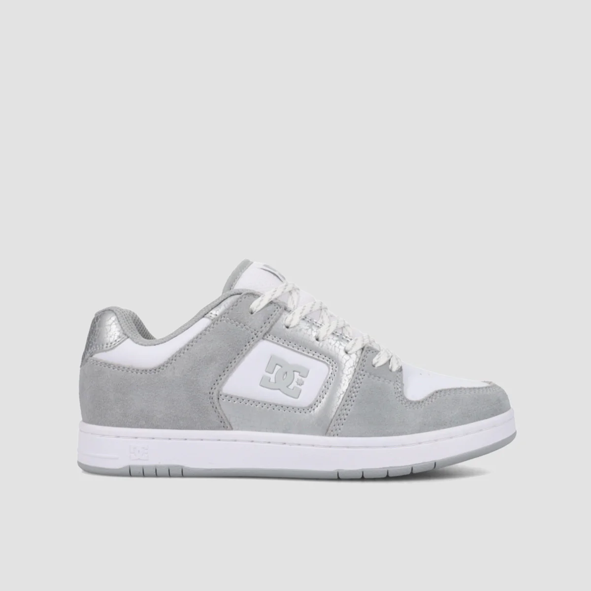 DC Manteca 4 Shoes - Grey/Grey/White - Womens