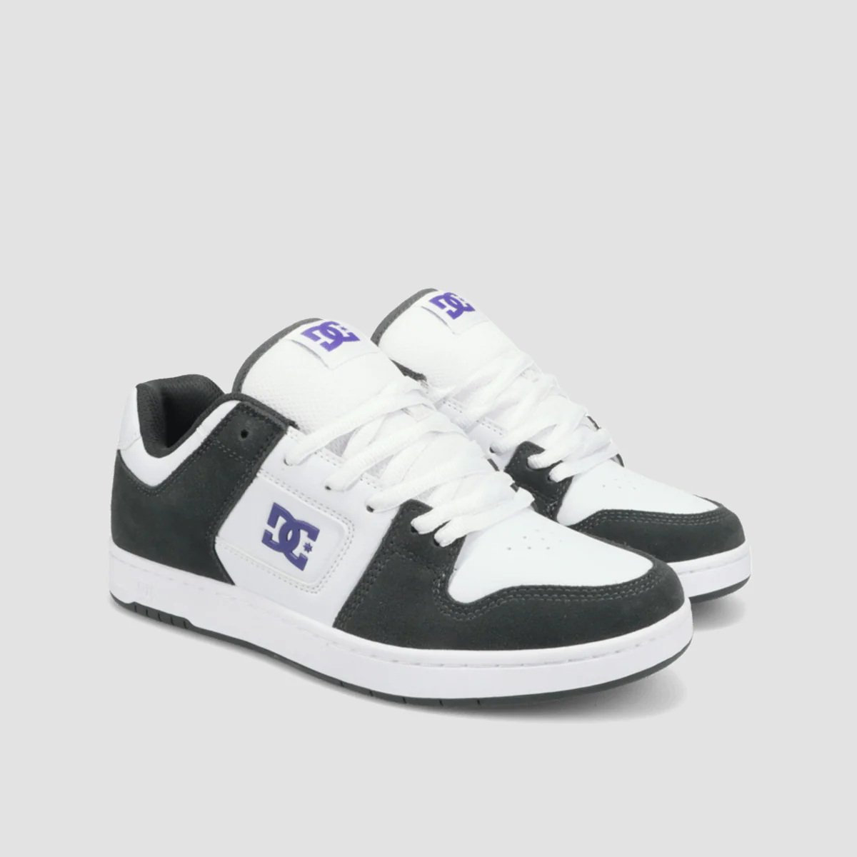 DC Manteca 4 Shoes - Grey/White/Purple - Image 2