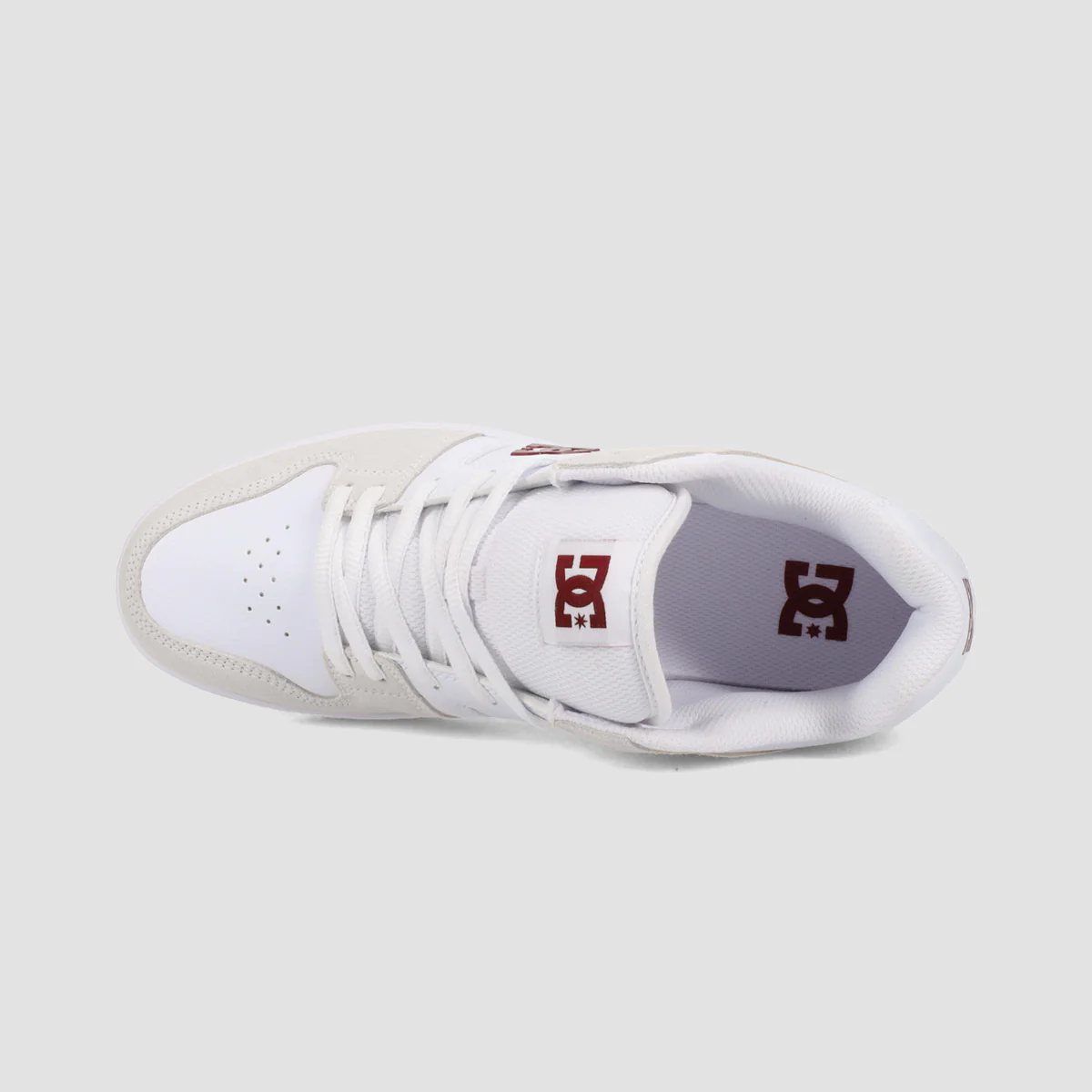 DC Manteca 4 Shoes - White/Maroon - Image 3