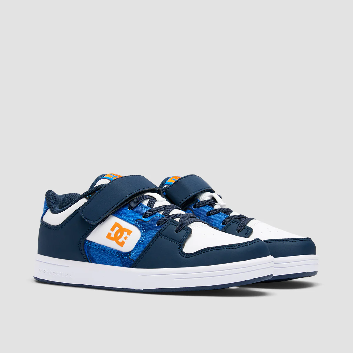 DC Manteca 4 V Shoes - Shady Blue/Orange - Kids - Image 2