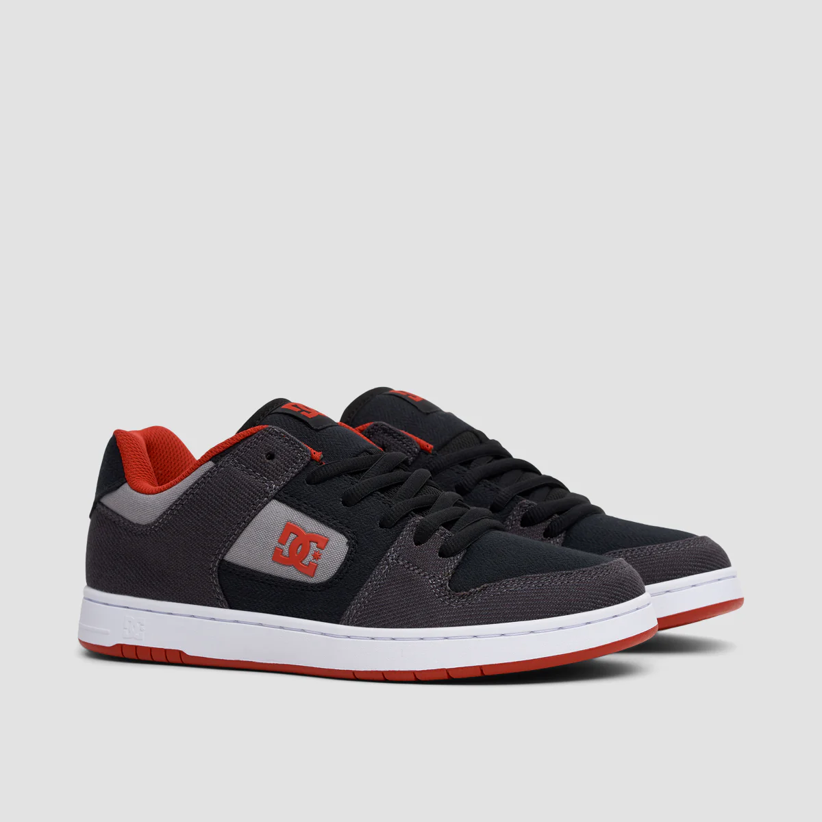 DC Manteca 4 Zero Waste Shoes - Black/Grey/Red - Image 2