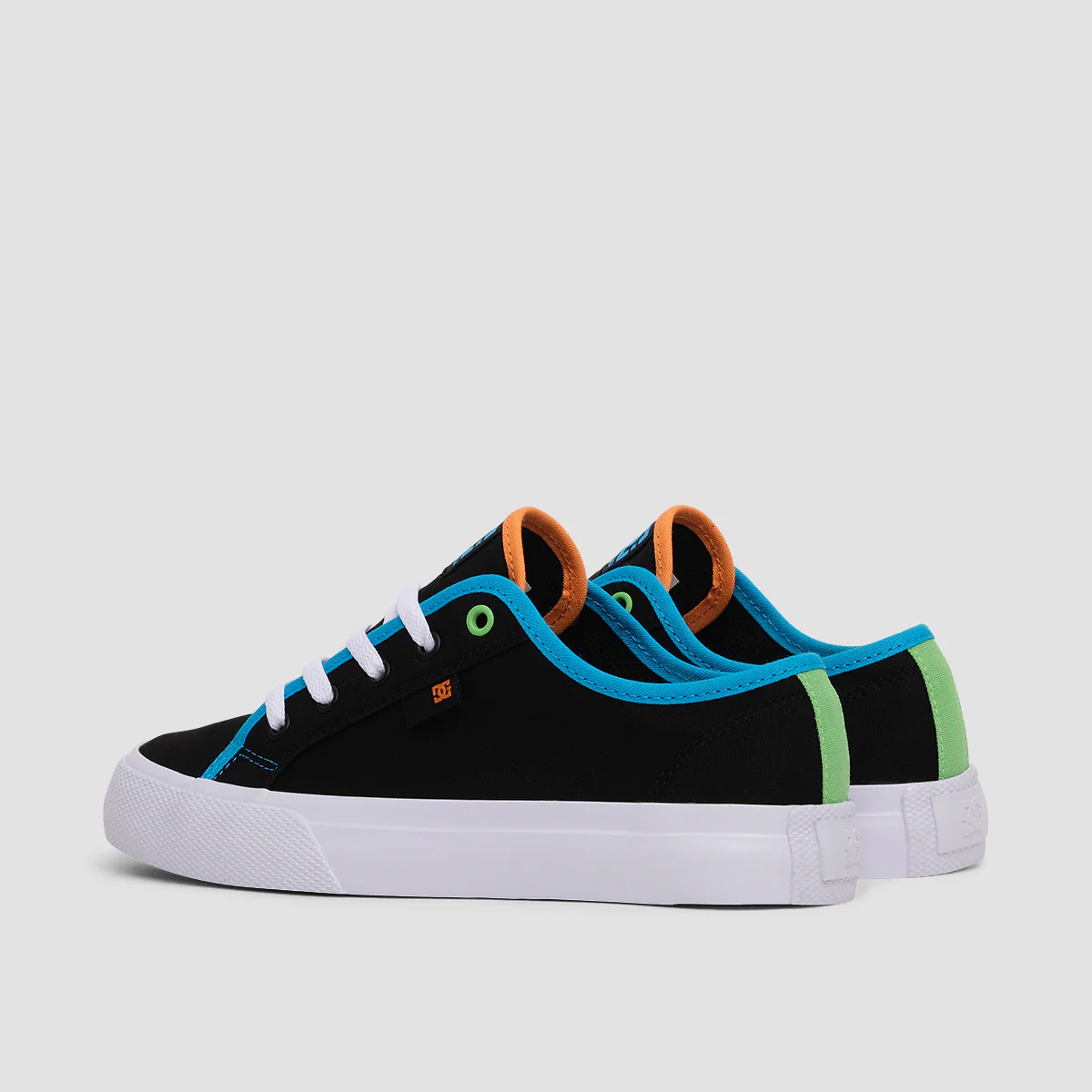 DC Manual Shoes - Black/White/Blue - Kids - Image 3