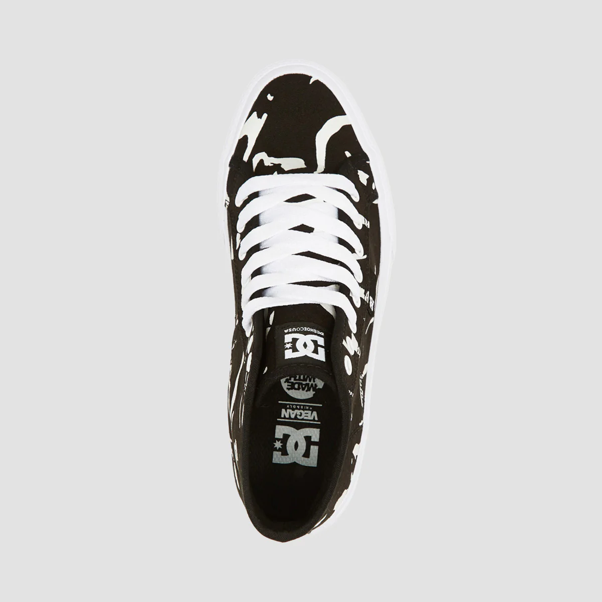 DC Manual Hi TX SE Shoes - Black/Print - Womens - Image 2