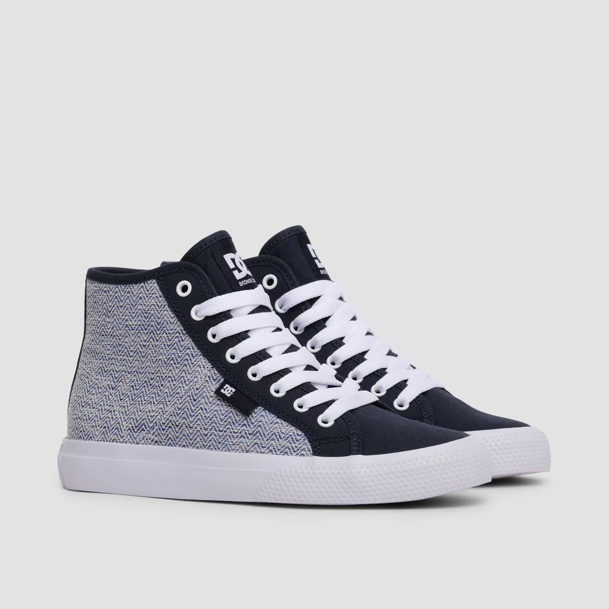 DC Manual Hi TXSE Shoes - Blue/White - Womens - Image 2