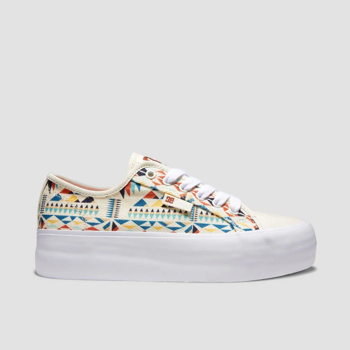 DC Manual Platform Shoes - Off White - Womens