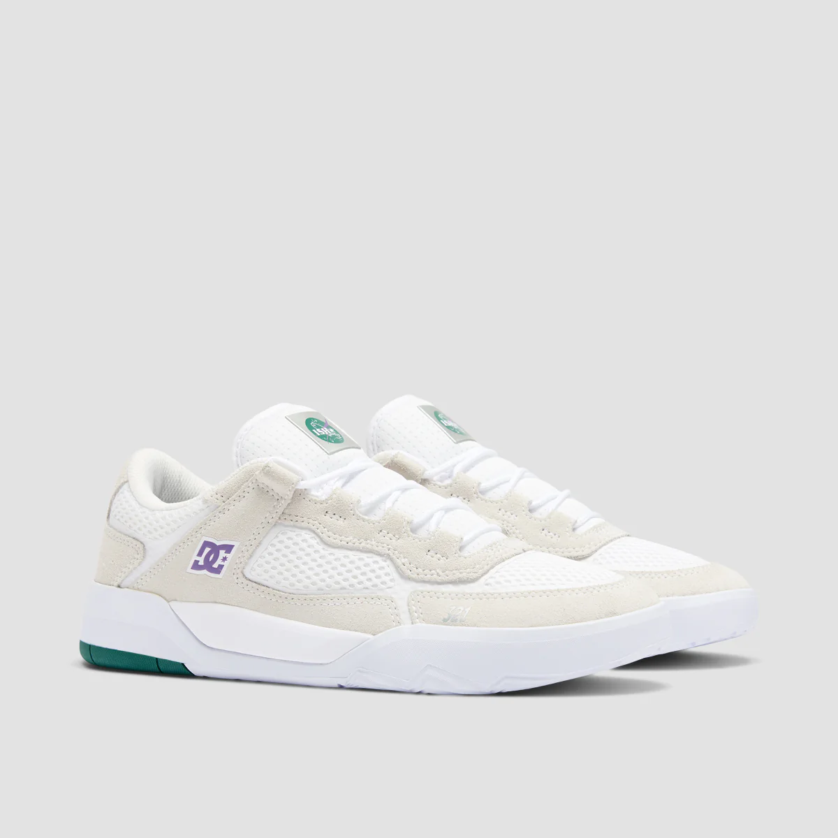 DC Metric S X Ish Cepeda Shoes - White/Purple - Image 2