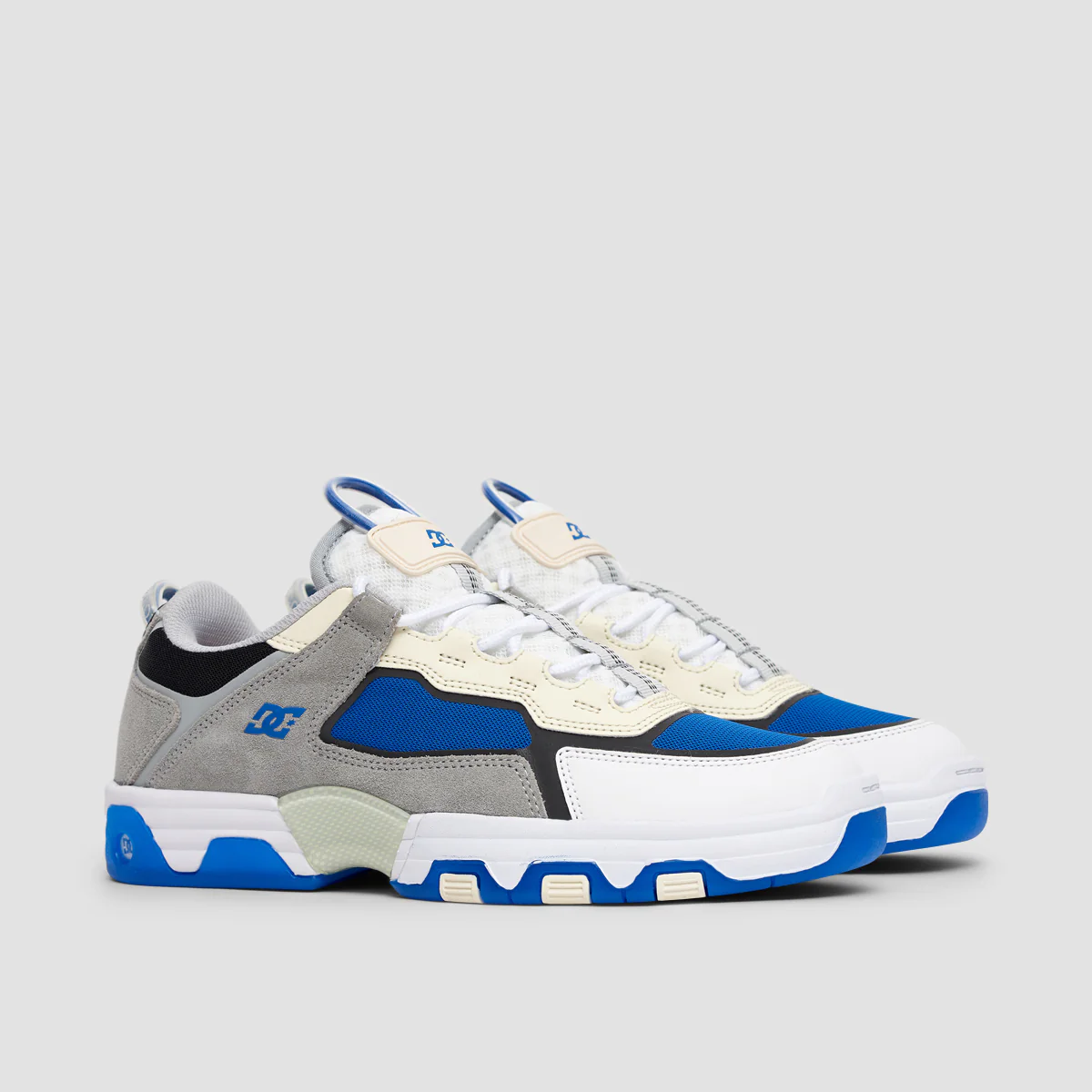 DC Metric Shanahan Shoes - Grey/White/Blue - Image 2