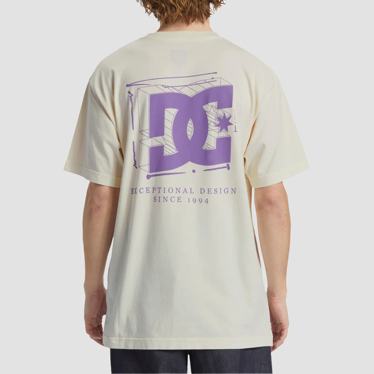 DC Mid Century T-Shirt Lily White Enzyme Wash - Image 2
