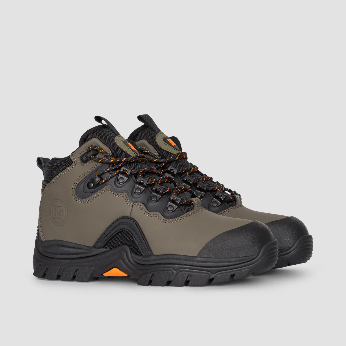 DC Navigator Boots Dusty Olive/Orange - Image 2