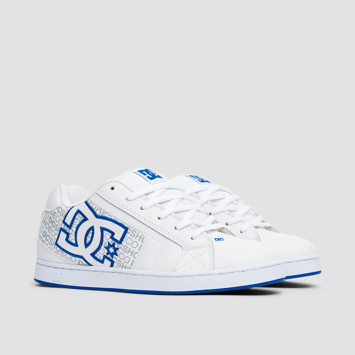 DC Net Shoes - White/Grey/Blue - Image 2