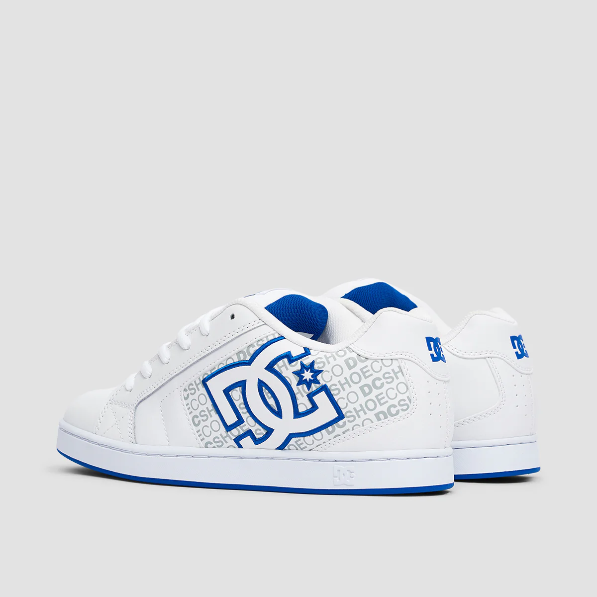 DC Net Shoes - White/Grey/Blue - Image 3