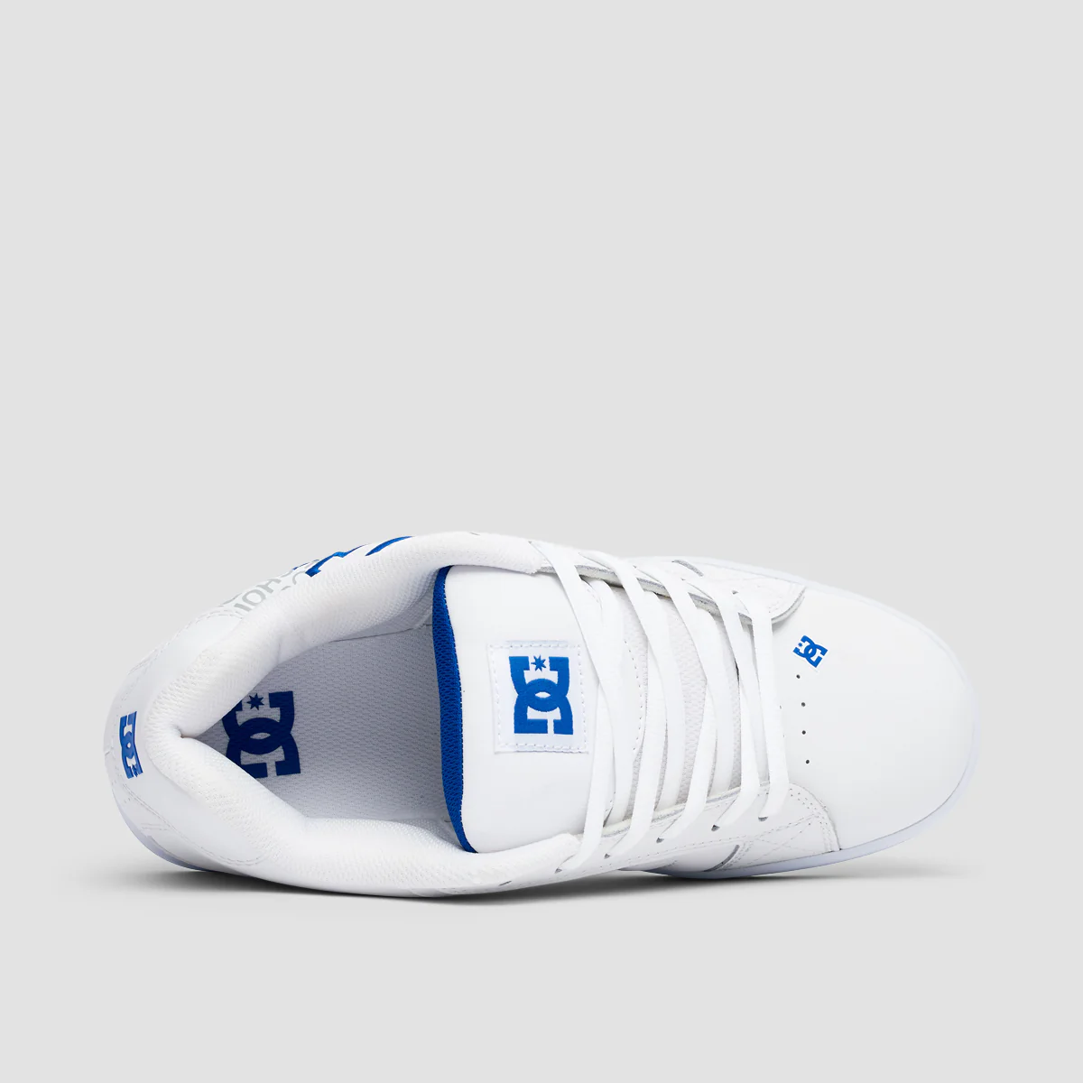 DC Net Shoes - White/Grey/Blue - Image 4