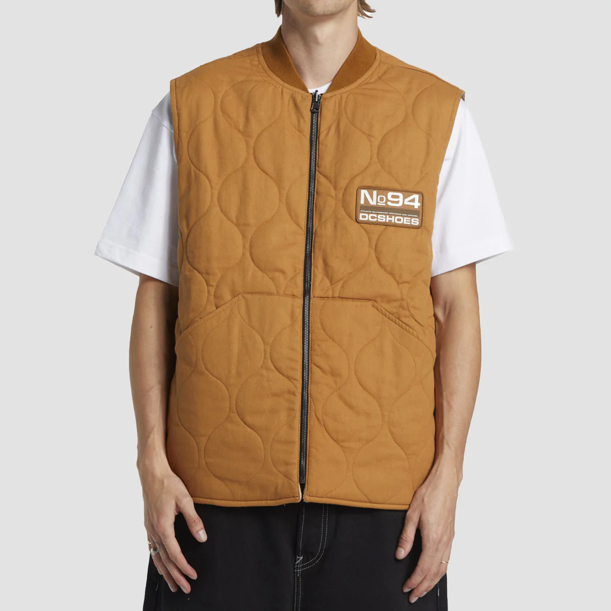 DC No 94 Worker Reversible Vest Jacket Chipmunk - Image 2