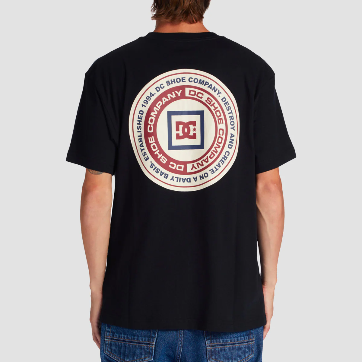DC Old Head T-Shirt Black - Image 2