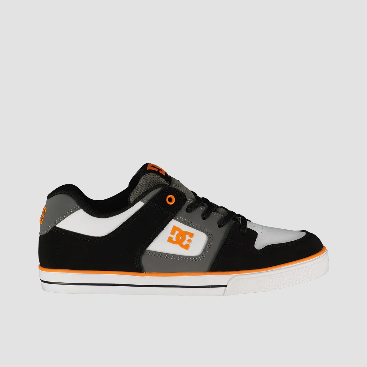 DC Pure Elastic Shoes - Grey/Black/White - Kids