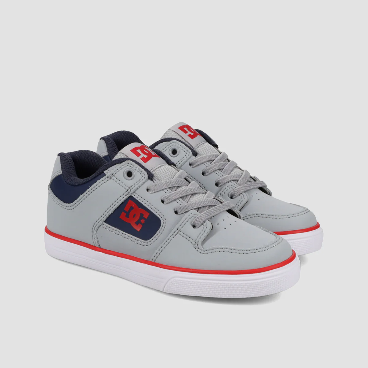 DC Pure Elastic Shoes - Grey/Blue - Kids - Image 2