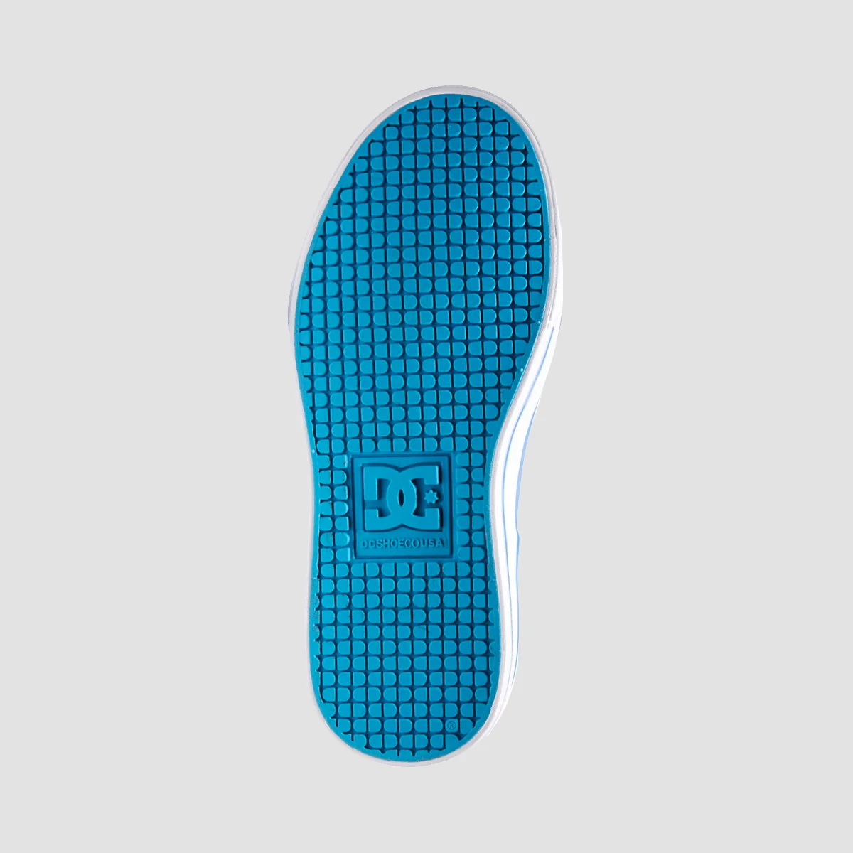 DC Pure Elastic Shoes - White/Grey/Blue - Kids - Image 3