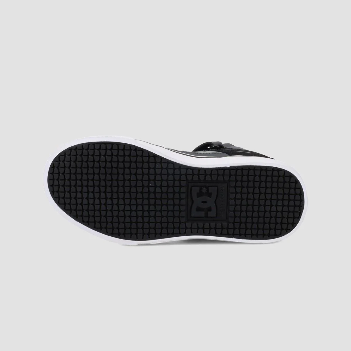 DC Pure High-Top EV Shoes - Black/Grey/Grey - Kids - Image 4