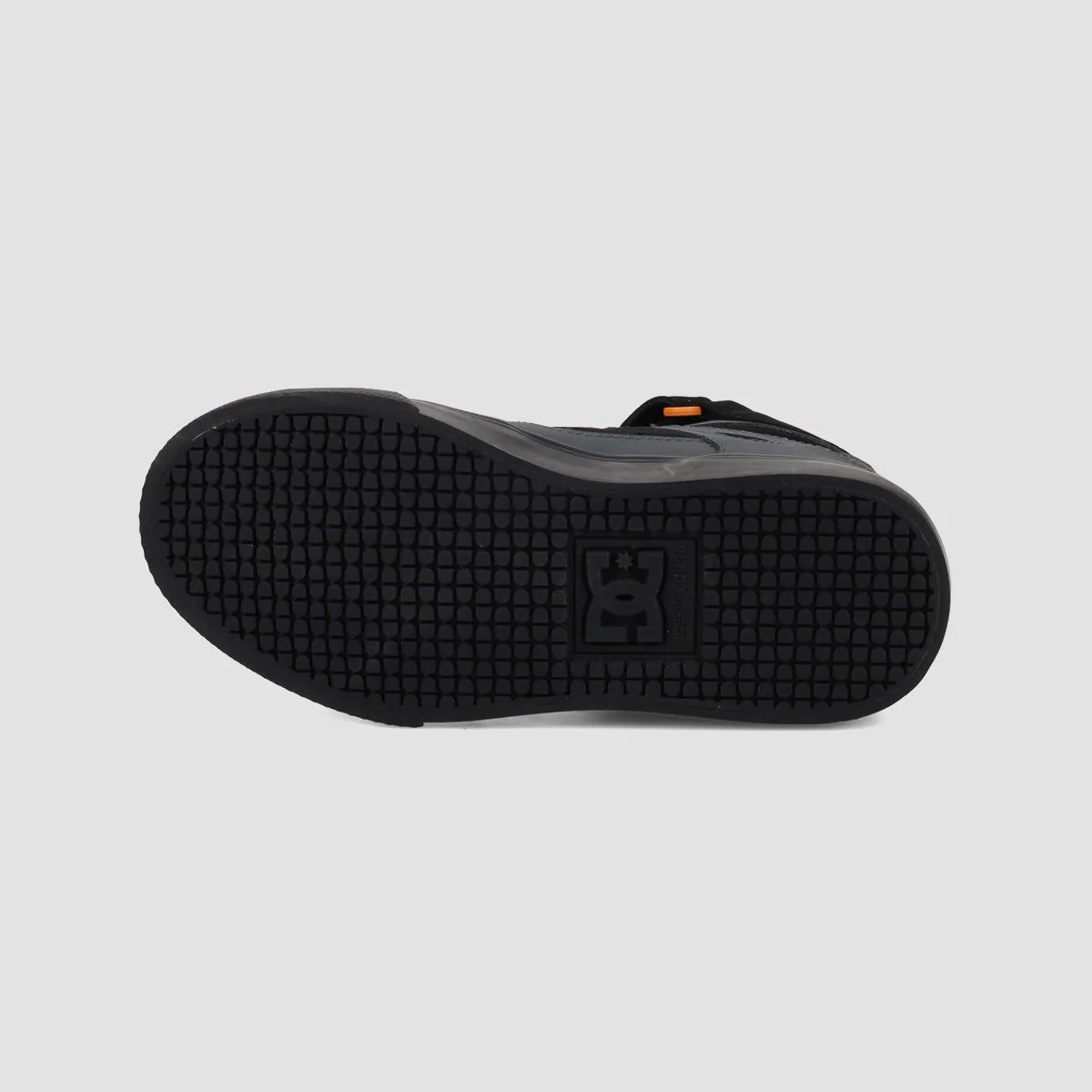 DC Pure High-Top EV Shoes - Grey/Black/Orange - Kids - Image 4
