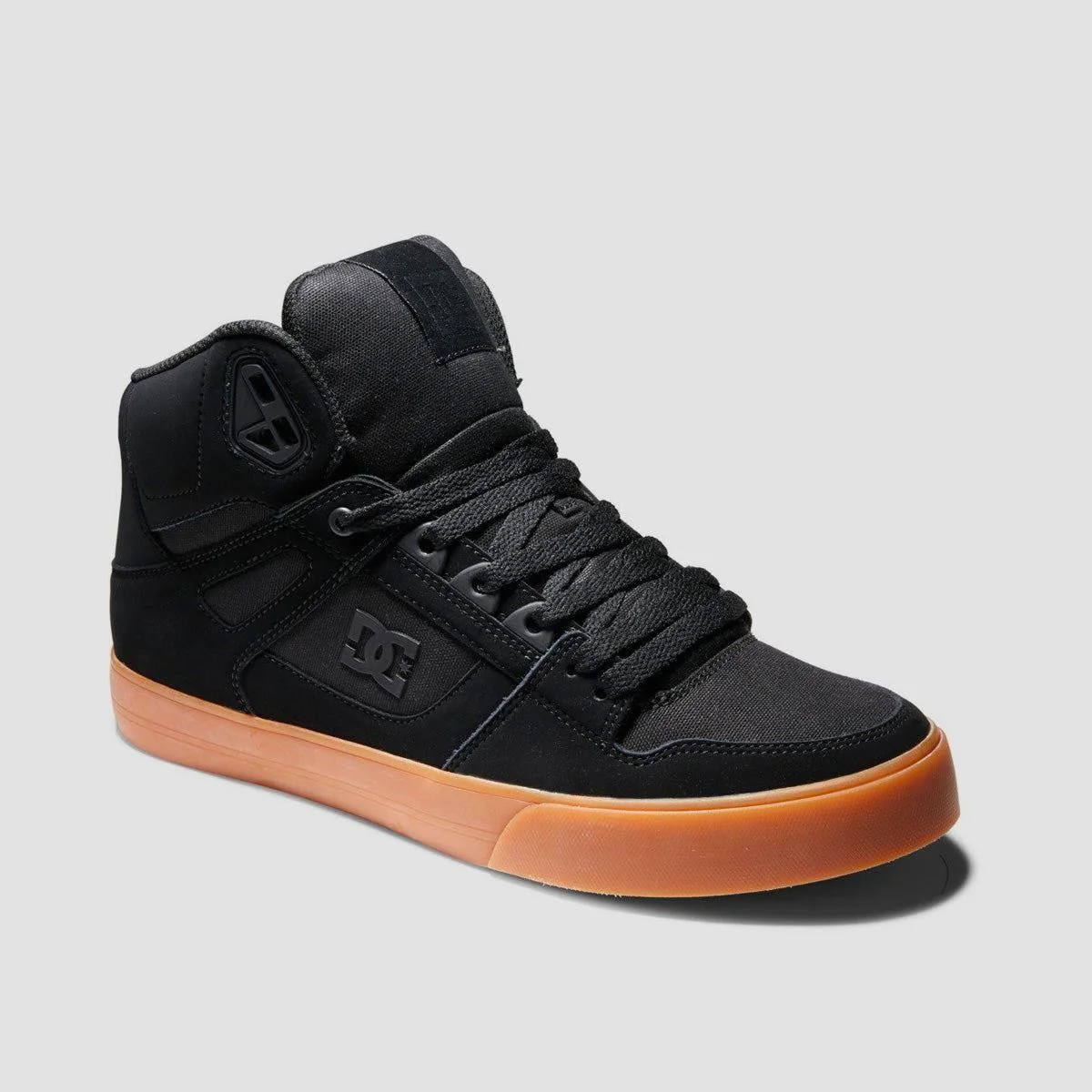 DC Pure High-Top WC Shoes - Black/Gum - Image 5