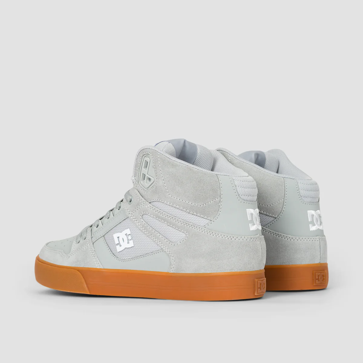 DC Pure High-Top WC Shoes - Grey/Gum - Image 3