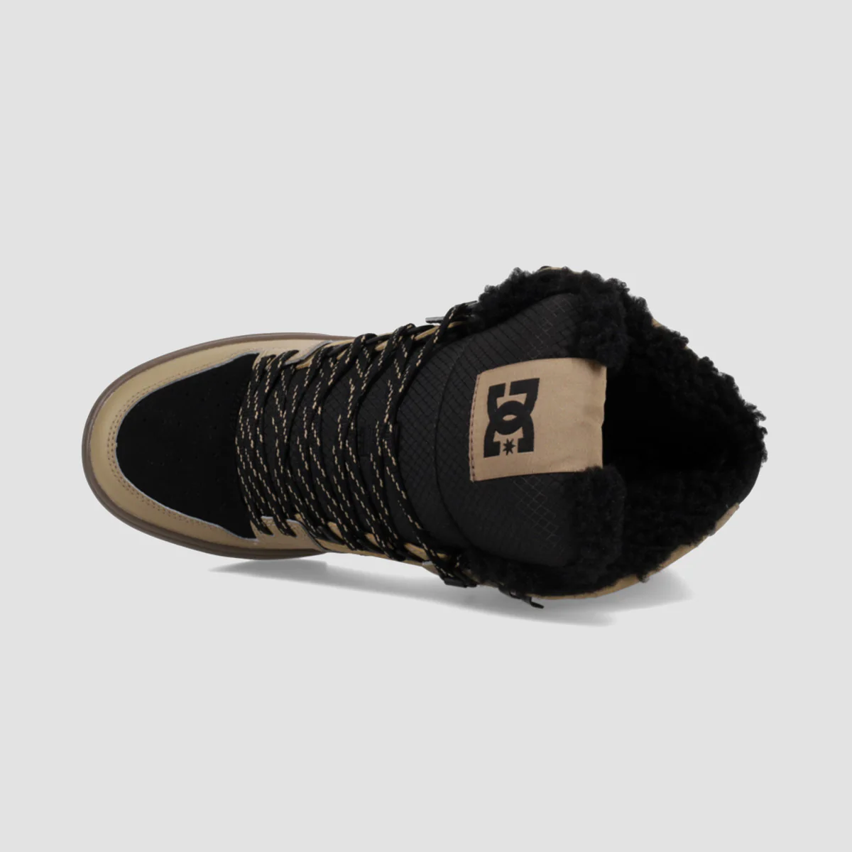 DC Pure High-Top WC WNT Shoes - Tan/Black - Image 3