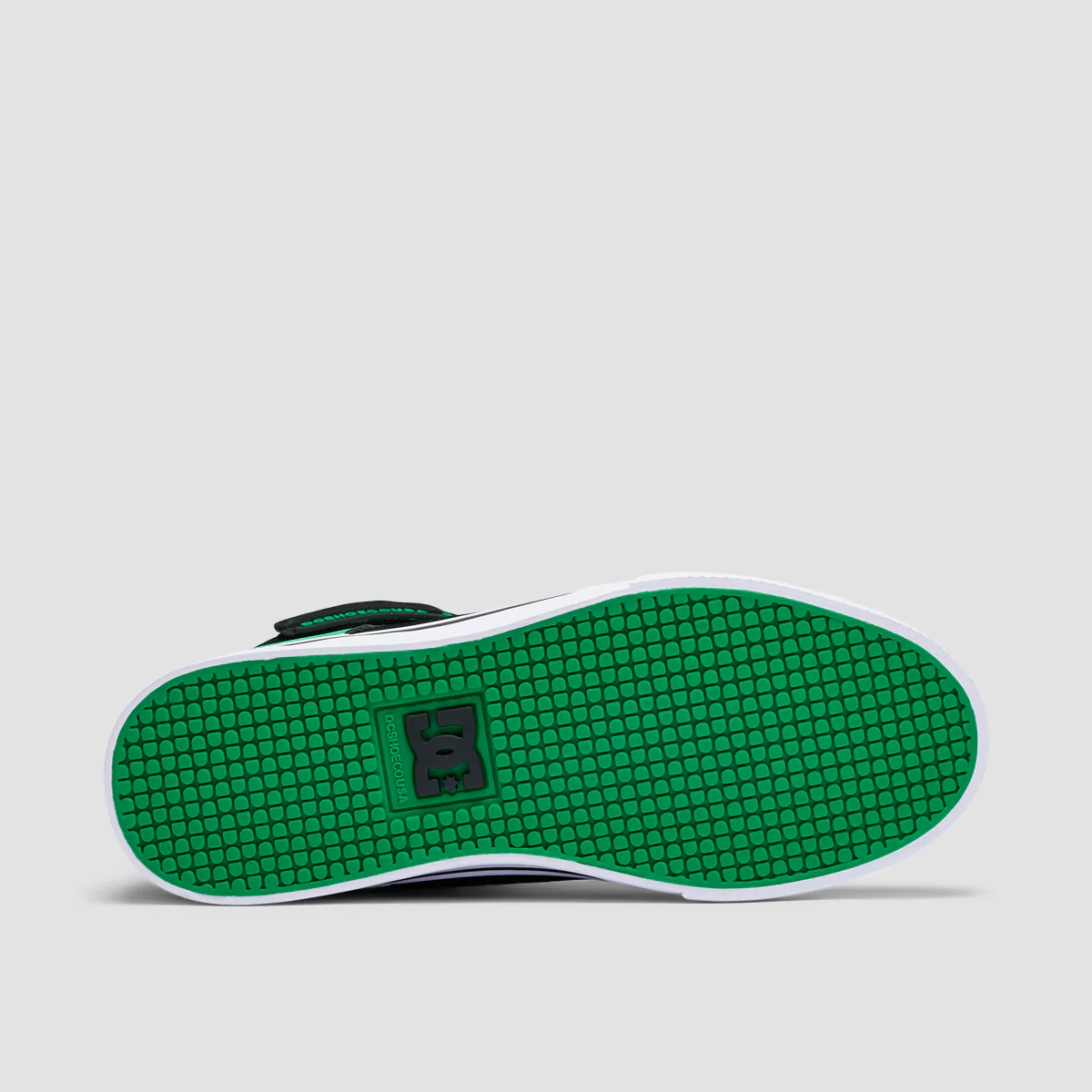 DC Pure HT EV High Top Shoes - Black/Kelly Green - Kids - Image 5