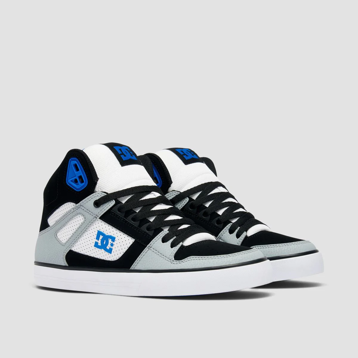 DC Pure HT WC High Top Shoes - Black/White/Blue - Image 2