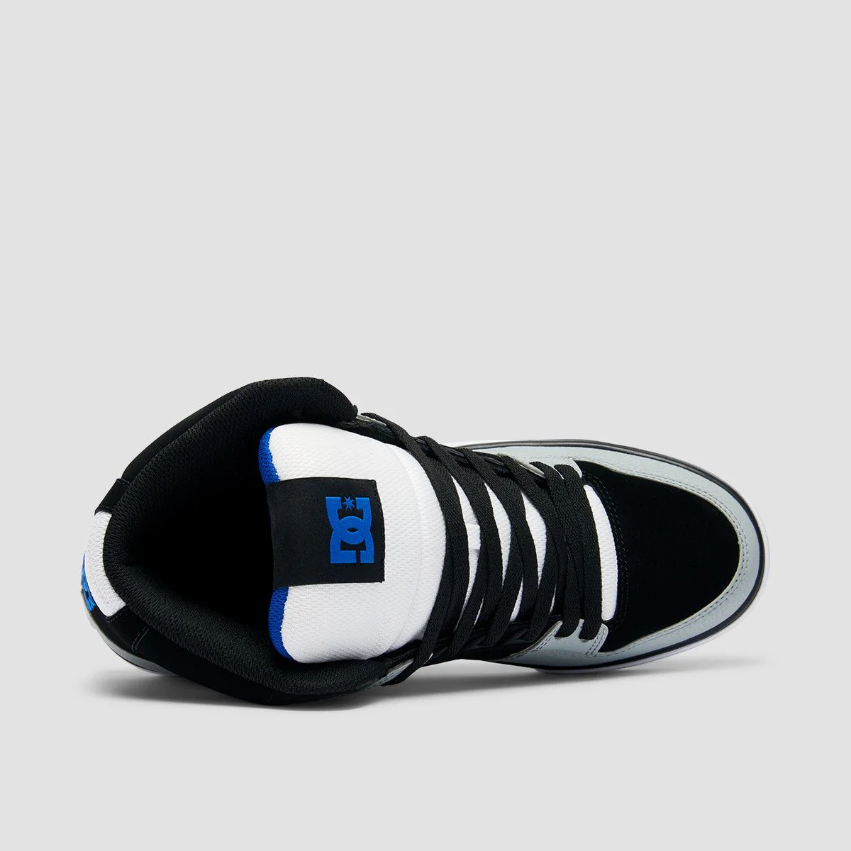 DC Pure HT WC High Top Shoes - Black/White/Blue - Image 4