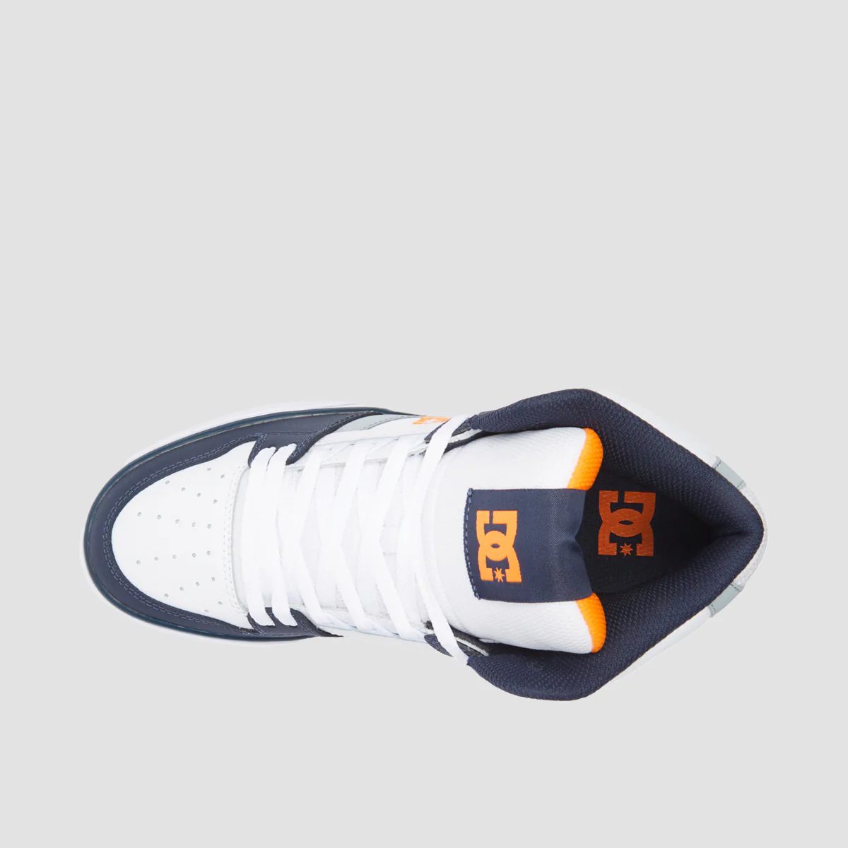 DC Pure HT WC Shoes - White/Grey/Orange - Image 2
