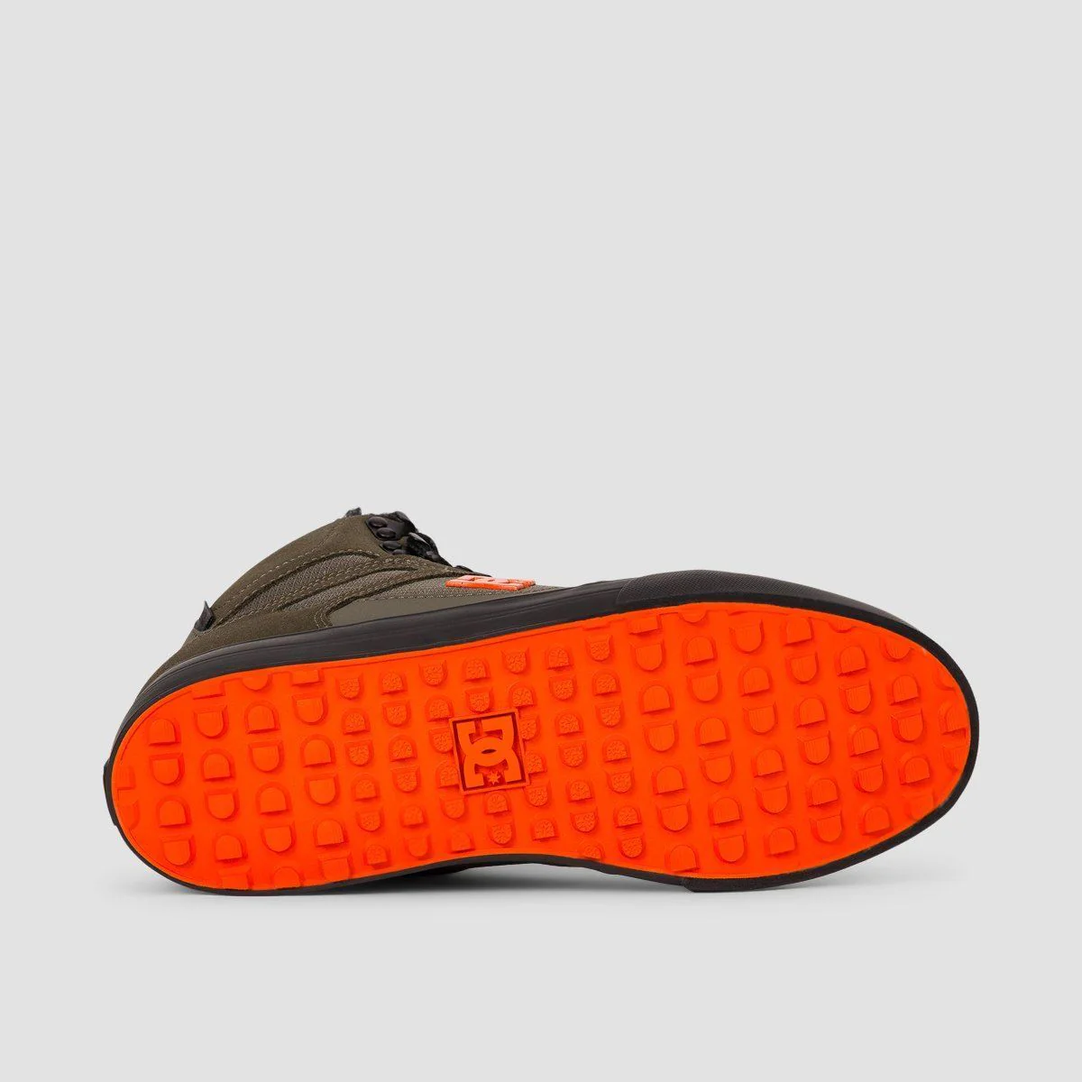 DC Pure HT WC WNT Shoes - Dusty Olive/Orange - Image 5