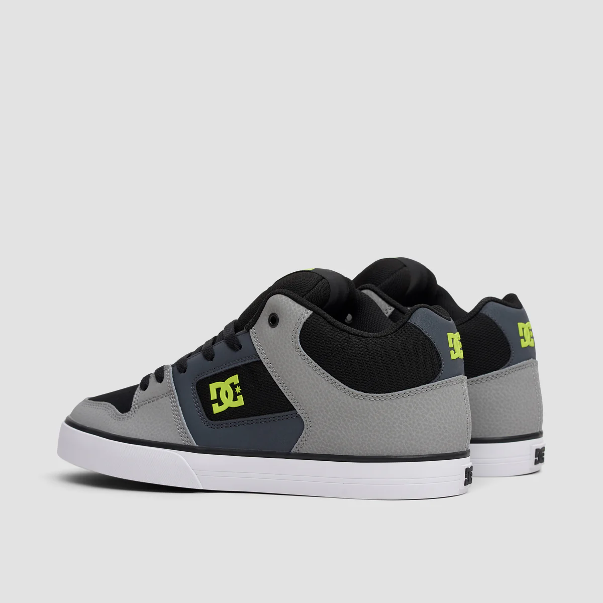 DC Pure Mid Shoes - Black/Grey/Green - Image 3