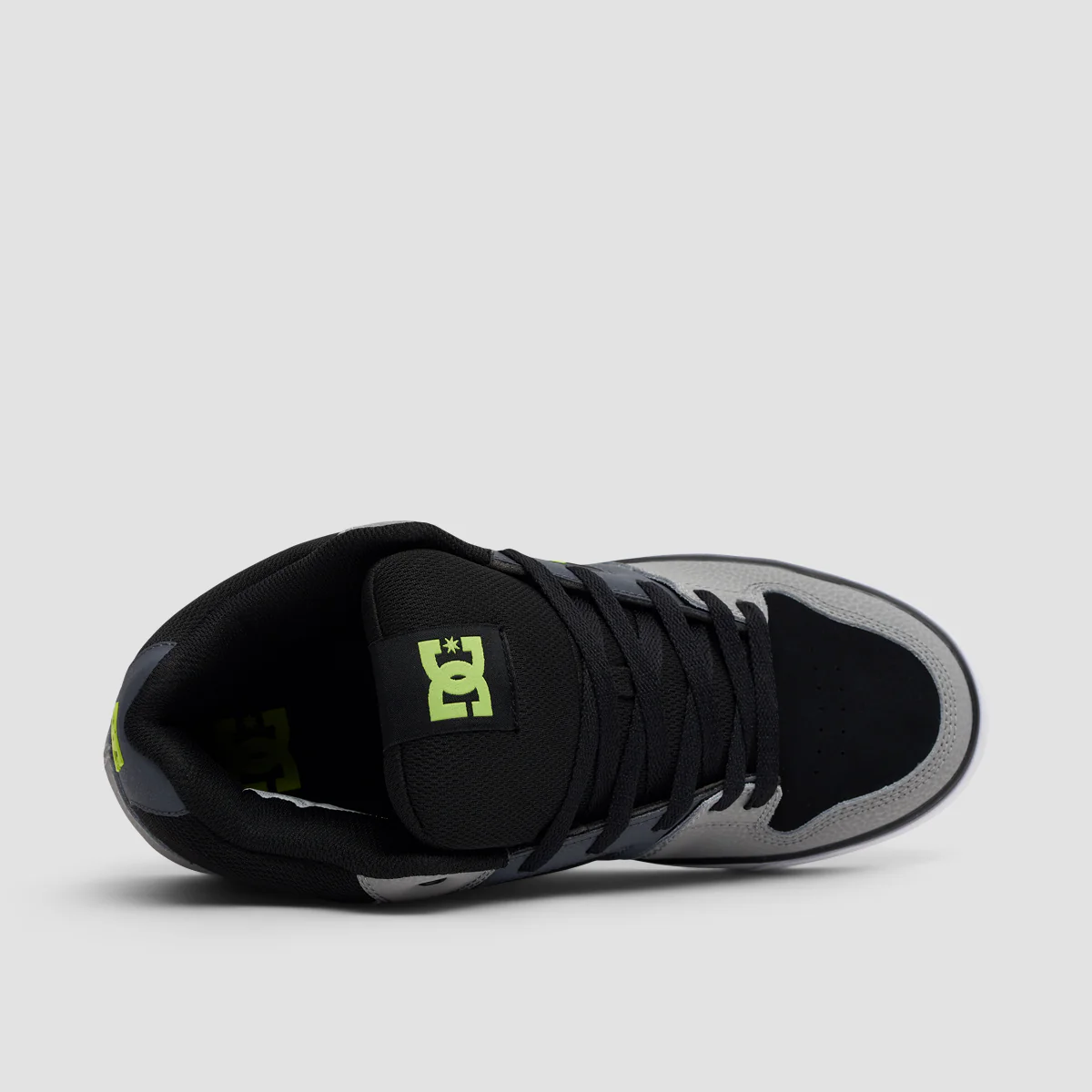 DC Pure Mid Shoes - Black/Grey/Green - Image 4