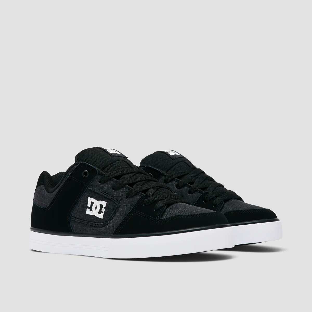 DC Pure Shoes - Black/White/Battleship - Image 2