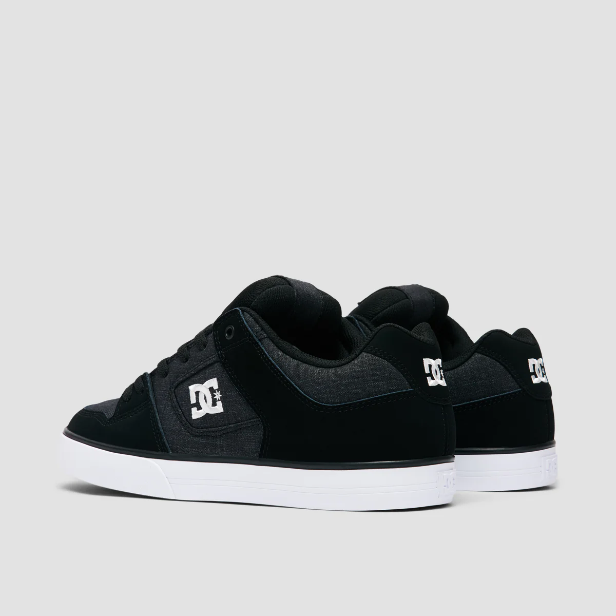 DC Pure Shoes - Black/White/Battleship - Image 3