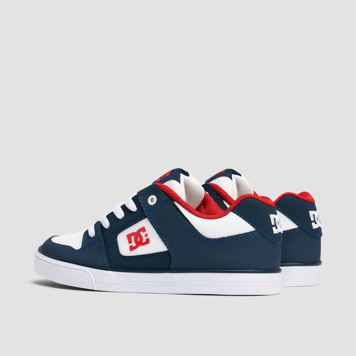 DC Pure Shoes - DC Navy/Athletic Red - Kids - Image 3